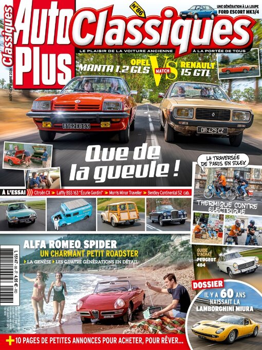 Cover image for Auto Plus Classique